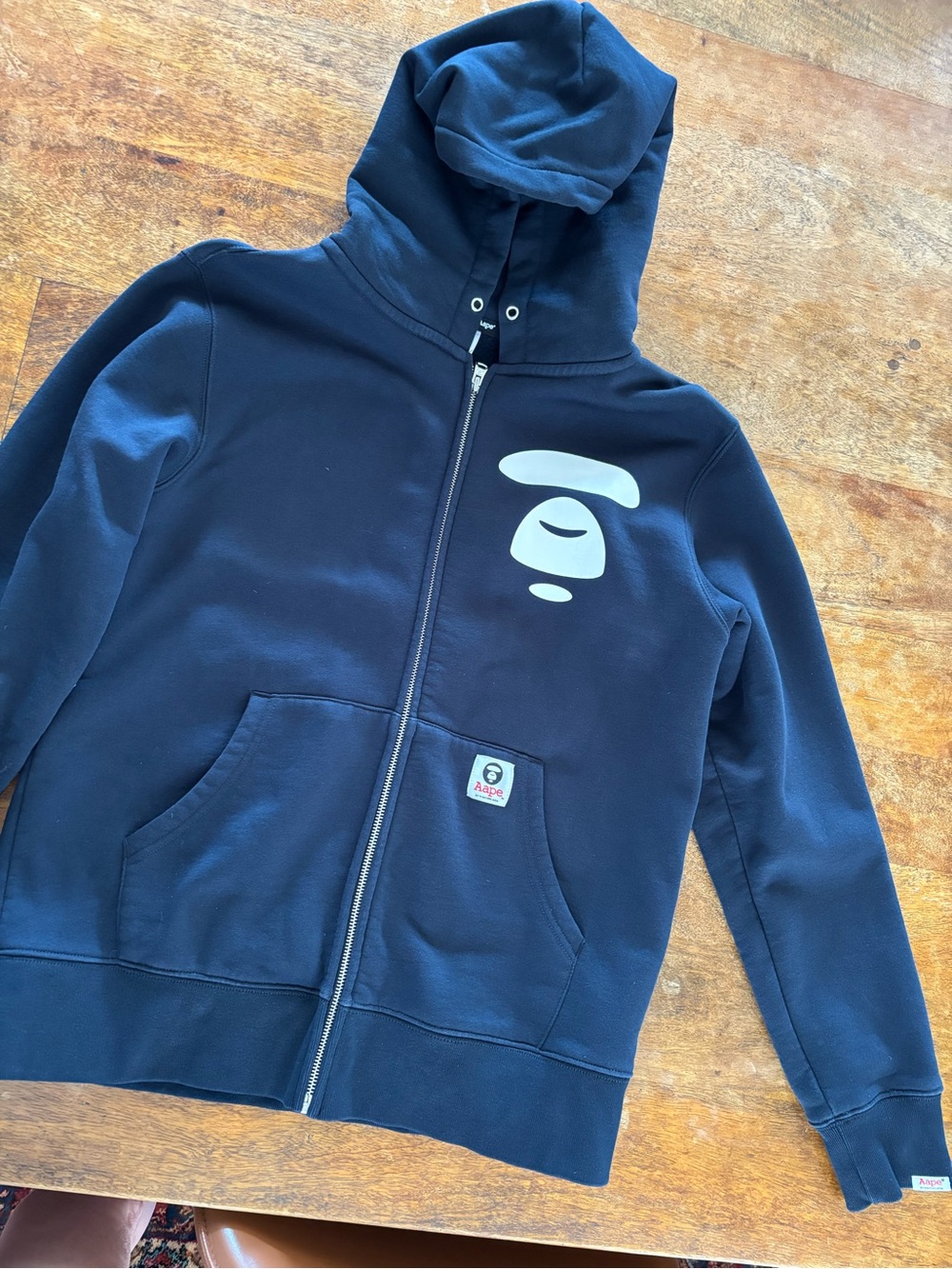 Ape by ABathing Ape mens navy Sz large preowned